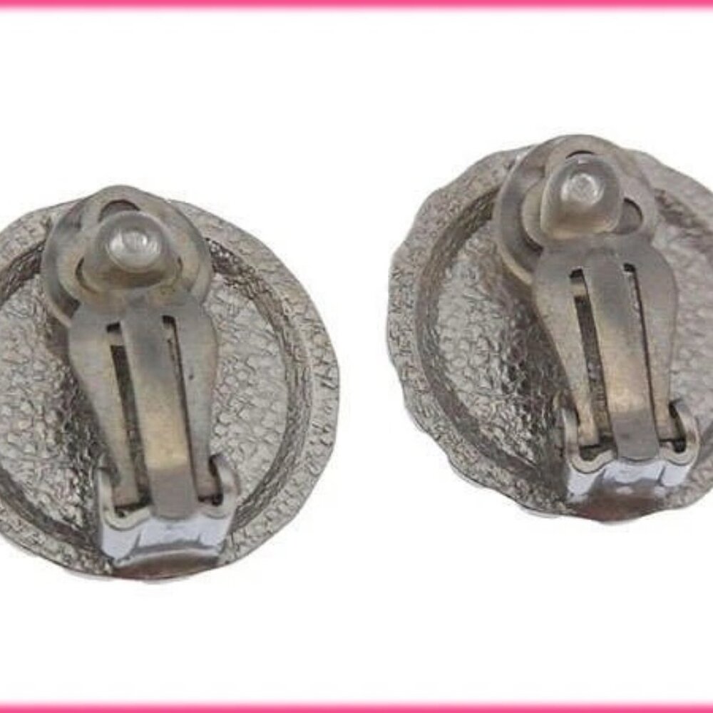 CHANEL Earring Silver x Beige x Green Women Authentic secondhand - Picture 3 of 7